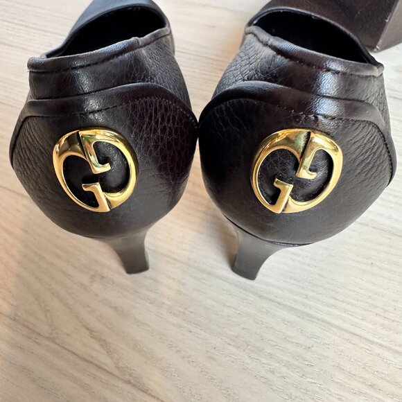 Gucci Classic Cocoa Heels - Picture 4 of 10